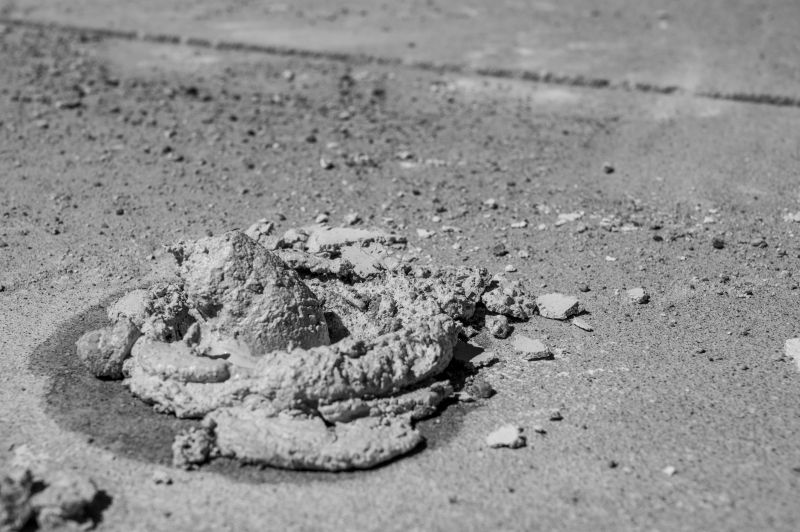 Uneven Concrete Surface